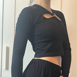 Long Sleeve Crop Top